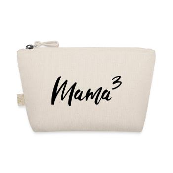 Mama Hoch Drei - Bio-Täschchen - Natur - Vorne