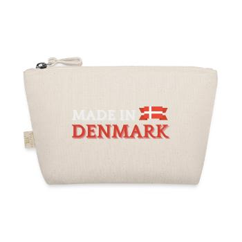 Hergestellt in Dänemark, dänischer Stolz - Bio-Täschchen - Natur - Vorne