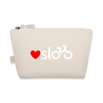 Oslo Fahrrad-Liebesaufkleber (weiß) - Bio-Täschchen - Natur - Vorne