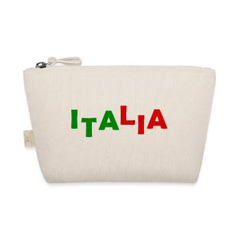 Italien flagge - Bio-Täschchen - Natur - Vorne