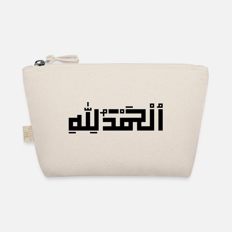 ALHAMDULILLAH Kufische Kalligraphie Bio-Täschchen