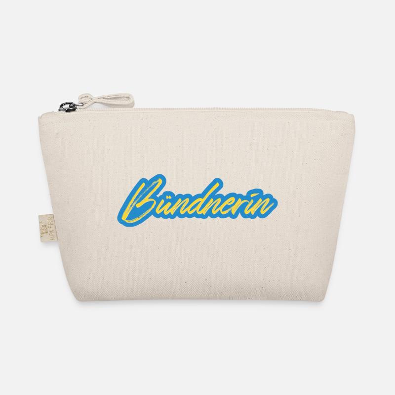 Bündnerin Neon Script Bio-Täschchen
