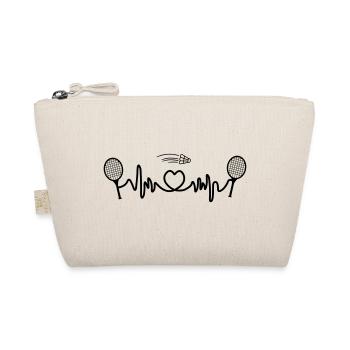 badminton cardio - Organic Pouch - nature - Front