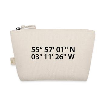 Edinburgh Coordinates - Organic Pouch - nature - Front