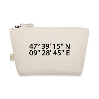 Friedrichshafen coordinates - Organic Pouch - nature - Front