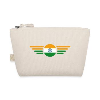 I Love India, Style Design T-Shirt - Organic Pouch - nature - Front