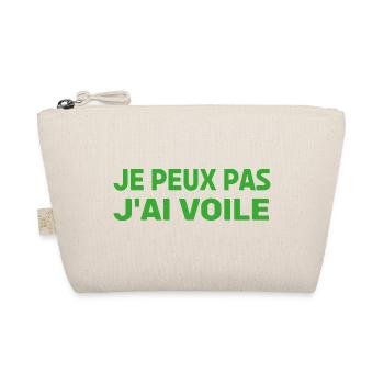 JE PEUX PAS, J'AI VOILE - Trousse biologique - nature - Devant