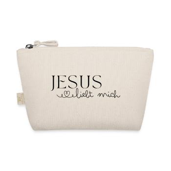 Jesus liebt mich - Bio-Täschchen - Natur - Vorne