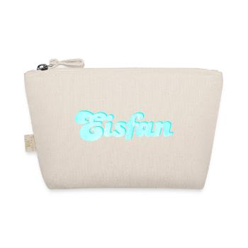 Eis Fan Eiscreme süß Sommer Eiskrem Handschrift - Bio-Täschchen - Natur - Vorne