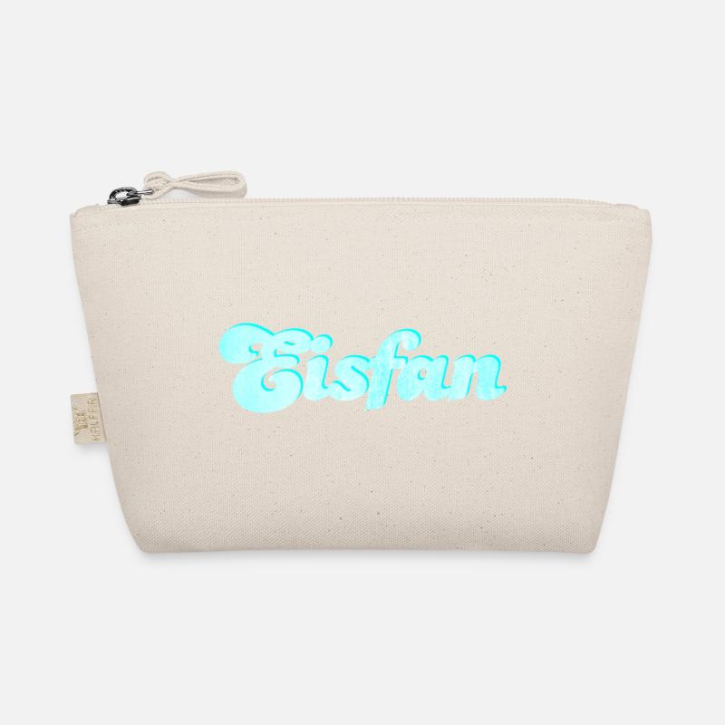 Eis Fan Eiscreme süß Sommer Eiskrem Handschrift Bio-Täschchen