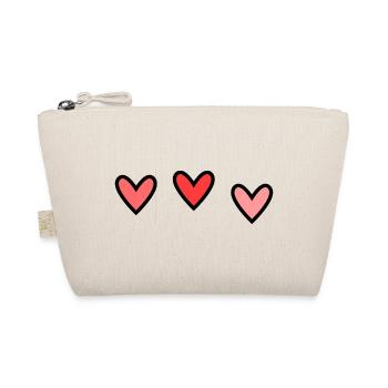 HEILIGER VALENTINSTAG. Junggesellinnenabschied. ICH LIEBE DICH. ICH LIEBE DICH. LIEBE - Bio-Täschchen - Natur - Vorne