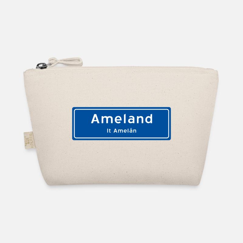Panneau de nom de lieu d’Ameland Trousse biologique