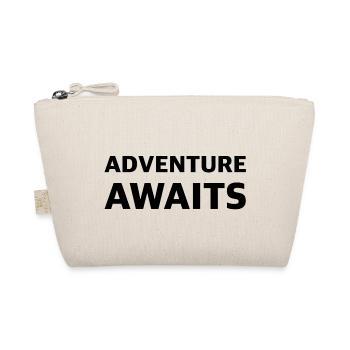 Entdecke Abenteuer: Adventure Awaits, Outdoor - Bio-Täschchen - Natur - Vorne
