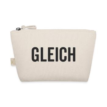 Gleich Statement Design - Bio-Täschchen - Natur - Vorne
