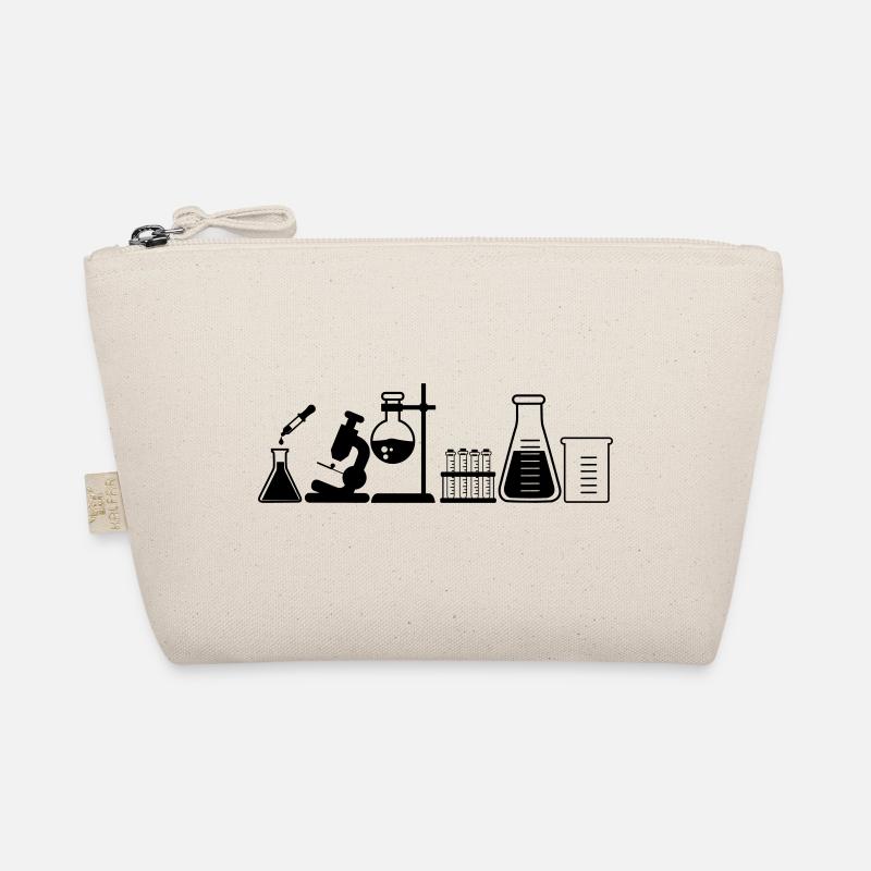 Laboratory with jars, microscope and tubes Organic Pouch