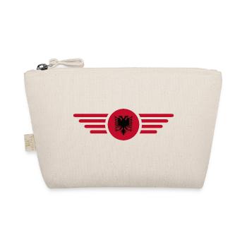 Albanie Style Design T-shirt - Trousse biologique - nature - Devant