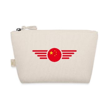 China Style Design T-Shirt - Organic Pouch - nature - Front