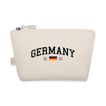 Germany mit Flagge - Bio-Täschchen - Natur - Vorne