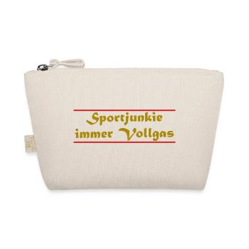 Sports junkie always full throttle - Organic Pouch - nature - Front