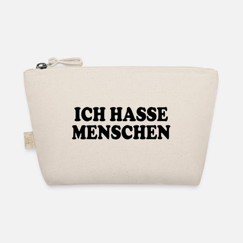 Ich hasse menschen Bio-Täschchen
