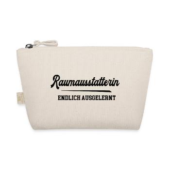 Raumausstatterin Ausbildung Bestanden Azubi Design - Bio-Täschchen - Natur - Vorne