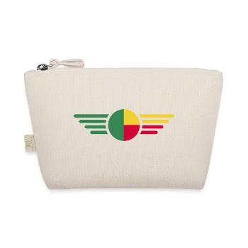 Ich liebe Benin, Eleganz Stil Design T-Shirt - Bio-Täschchen - Natur - Vorne