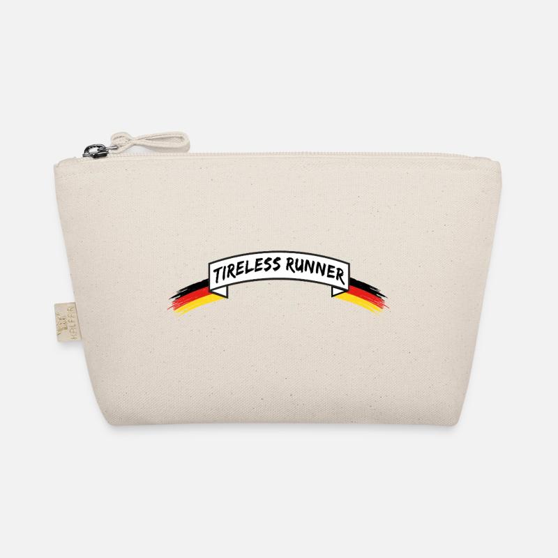Tireless Runner | german Banner - Bio-Täschchen - Natur
