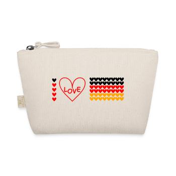 I love Germany - Organic Pouch - nature - Front