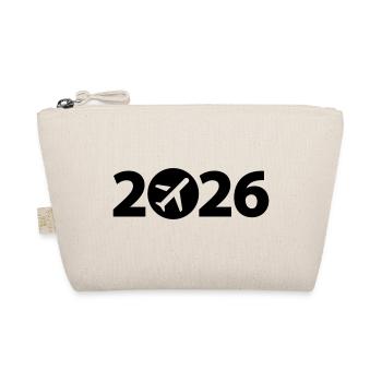 Flight 2026, Travel 2026, Holiday 2026 - Organic Pouch - nature - Front