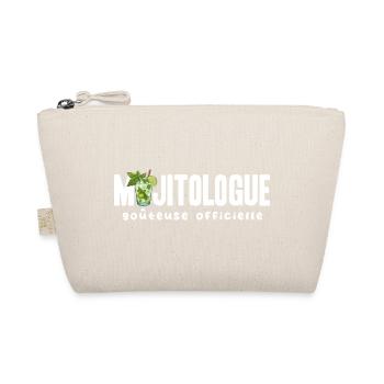 Mojitologist T-shirt Humor Women Evening Mojito - Organic Pouch - nature - Front