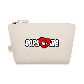 Cops love me (colors can be changed) - Organic Pouch - nature - Front
