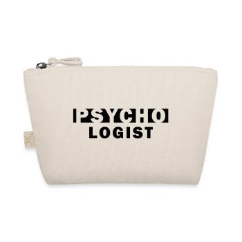 Psycho Logist – Typo Design Gift - Organic Pouch - nature - Front
