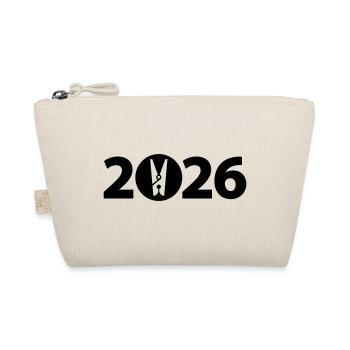 Wäscheklammer, Wäscherei 2026 - Bio-Täschchen - Natur - Vorne