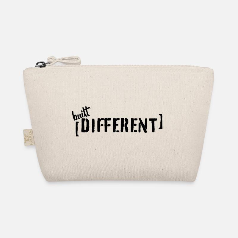 Built Different Typografie Statement Spruch Bio-Täschchen