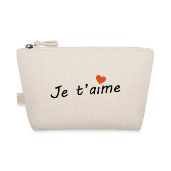 Je t'aime  - Trousse biologique - nature - Devant