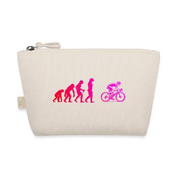 Roadbike artwork for your outfit - Organic Pouch - nature - Front