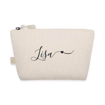 Lisa Prénom Décoratif - Trousse biologique - nature - Devant