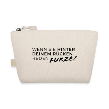 When they talk behind your back... Farts! - Organic Pouch - nature - Front