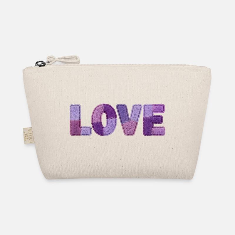 Patchwork Love – Trend Print Organic Pouch
