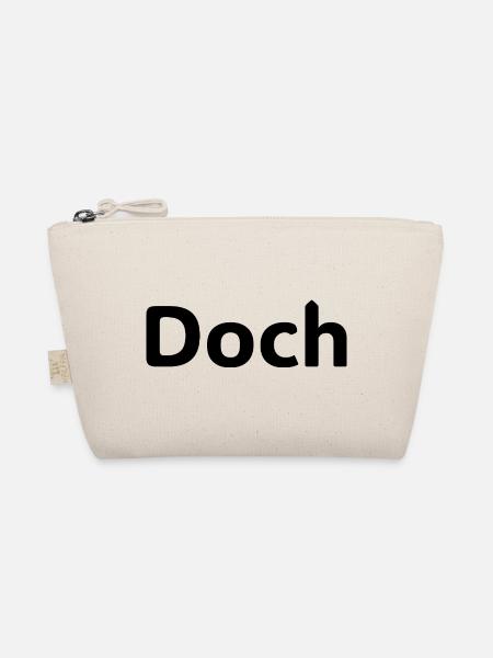 Doch – Deutscher Statement Spruch - Trousse biologique - nature - Devant