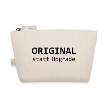 ORIGINAL statt Upgrade - Bio-Täschchen - Natur - Vorne
