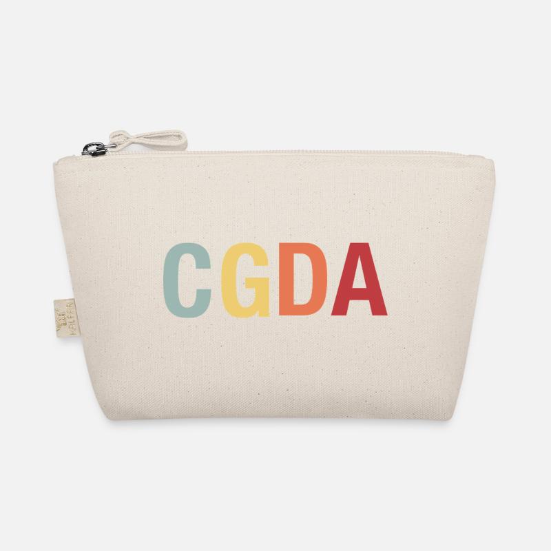 CGDA viola tuning string musician retro Organic Pouch