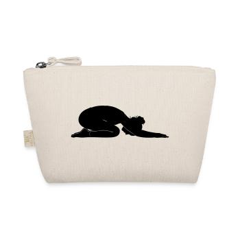 Silhouette de yoga en posture de l’enfant - Trousse biologique - nature - Devant