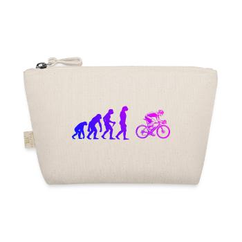 Gift idea for a road bike with road bike - Organic Pouch - nature - Front