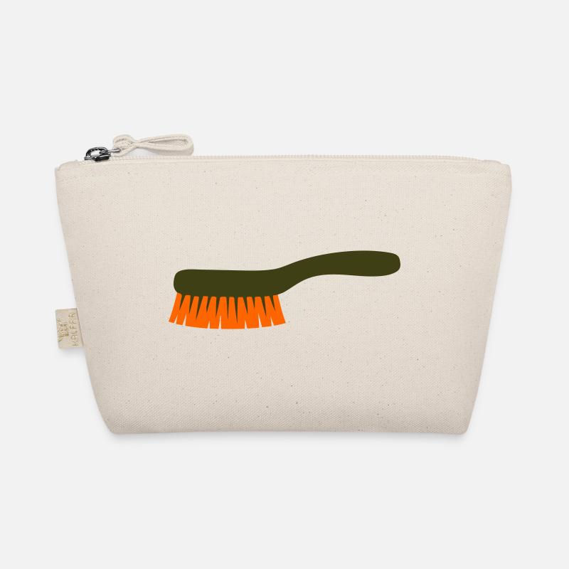 Mushroom Brush Tool Collector Organic Pouch
