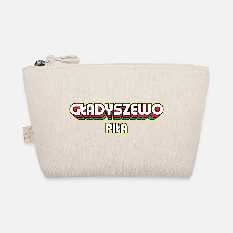 Gładyszewo Piła. Retro District Name Organic Pouch