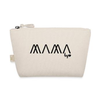 Mama by Heart – Mother's Day Mother Monogram - Organic Pouch - nature - Front