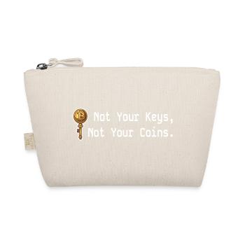 Not Your Keys Not Your Coins Crypto Kryptowährung - Bio-Täschchen - Natur - Vorne