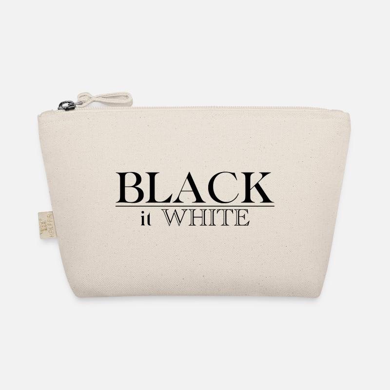 Black is White Bio-Täschchen