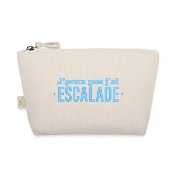 J'peux pas j'ai Escalade - Trousse biologique - nature - Devant